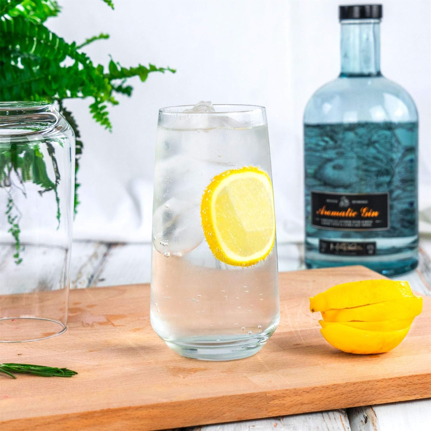 Argon Tableware Tallo Hiball Glasses Set of 6-480ml Tall Highball Cocktail, Juice & Water Tumblers - Image 5