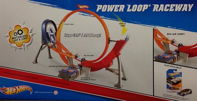 hot wheels power loop raceway