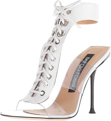 sergio rossi silver sandals