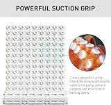 XIYUNTE Large Shower Mat 90x40cm Non Slip Anti Mould Cut to Size Cream view 4