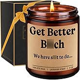 GSPY Candles - Get Better Soon, Funny Get Well Gifts, Surgery Recovery Gifts for Women, Men - After Knee Hip Surgery, Hysterectomy Recovery, Mastectomy, Broken Leg, Injury, Cancer, Feel Better Ideas