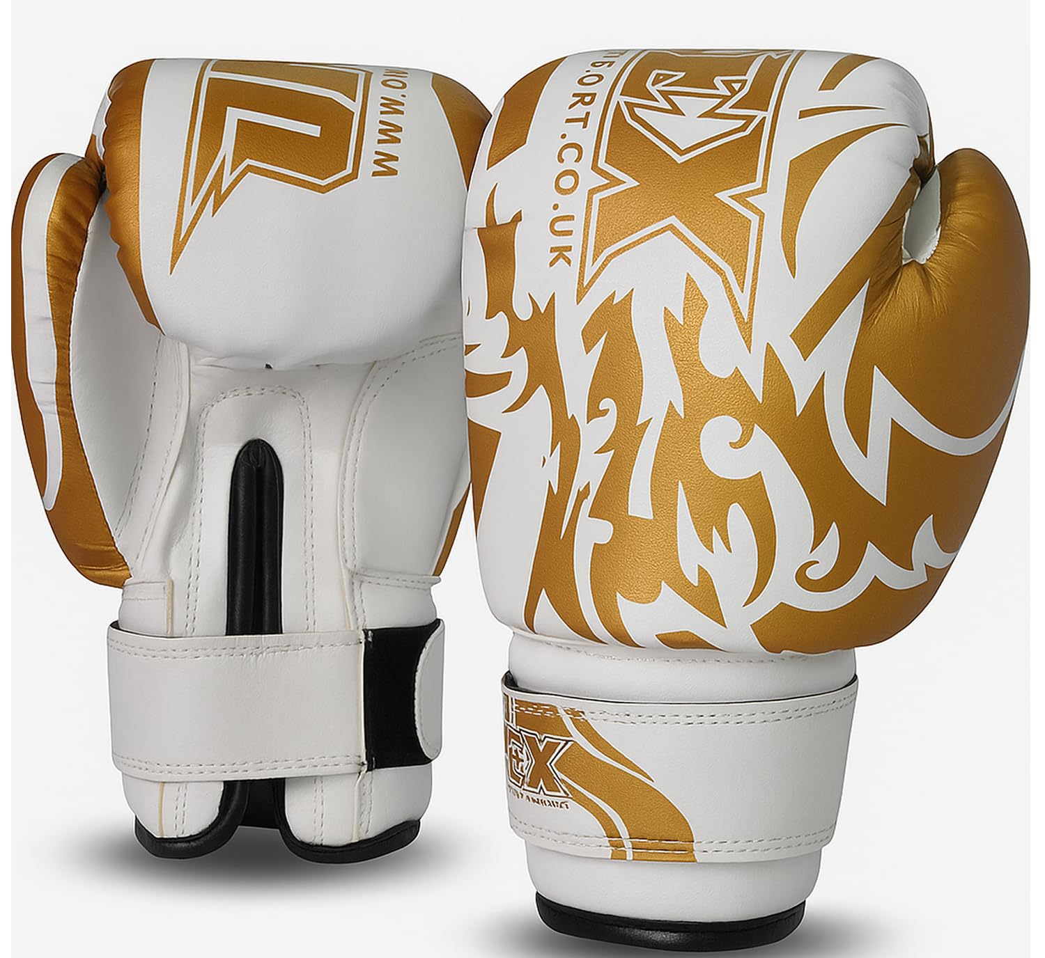 Premium Quality Boxing Gloves 6oz Boxing Gloves for Training Punching Sparring Bag Gloves Punch Bag Mitts Muay Thai Kickboxing MMA Martial Arts Workout Kids Juniors Girls and Boys (Gold)