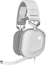 Corsair HS80 RGB USB Headset Dolby 7.1 Surround Sound iCUE PC White