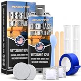 Ankita White Gelcoat Repair Kit for Boats, Fiberglass Boat Repair Kit | Gel Coat Repair Kit for Boats, Hard-Curing Filler for Chips, Cracks, Gouges &amp; Scratches on Hulls, Decks, Jet Skis &amp; Kayaks