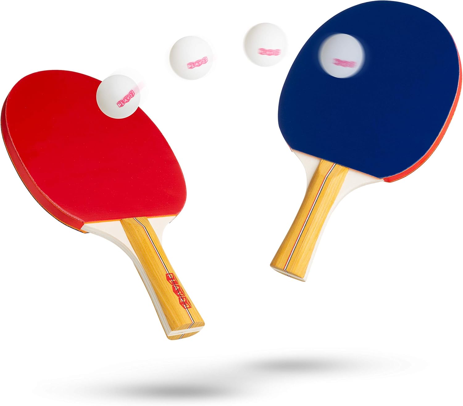 Play22 Ping Pong Paddle Set - 4 Table Tennis Paddles and 8 Ping Pong Balls and Portable Gift Case - Best Gift for Boys and Girls, Adults - Great for Indoor Or Outdoor Play – Speed, Control and Spin : Sports & Outdoors
