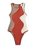Verdusa Women's Color Block Sleeveless Scoop Neck