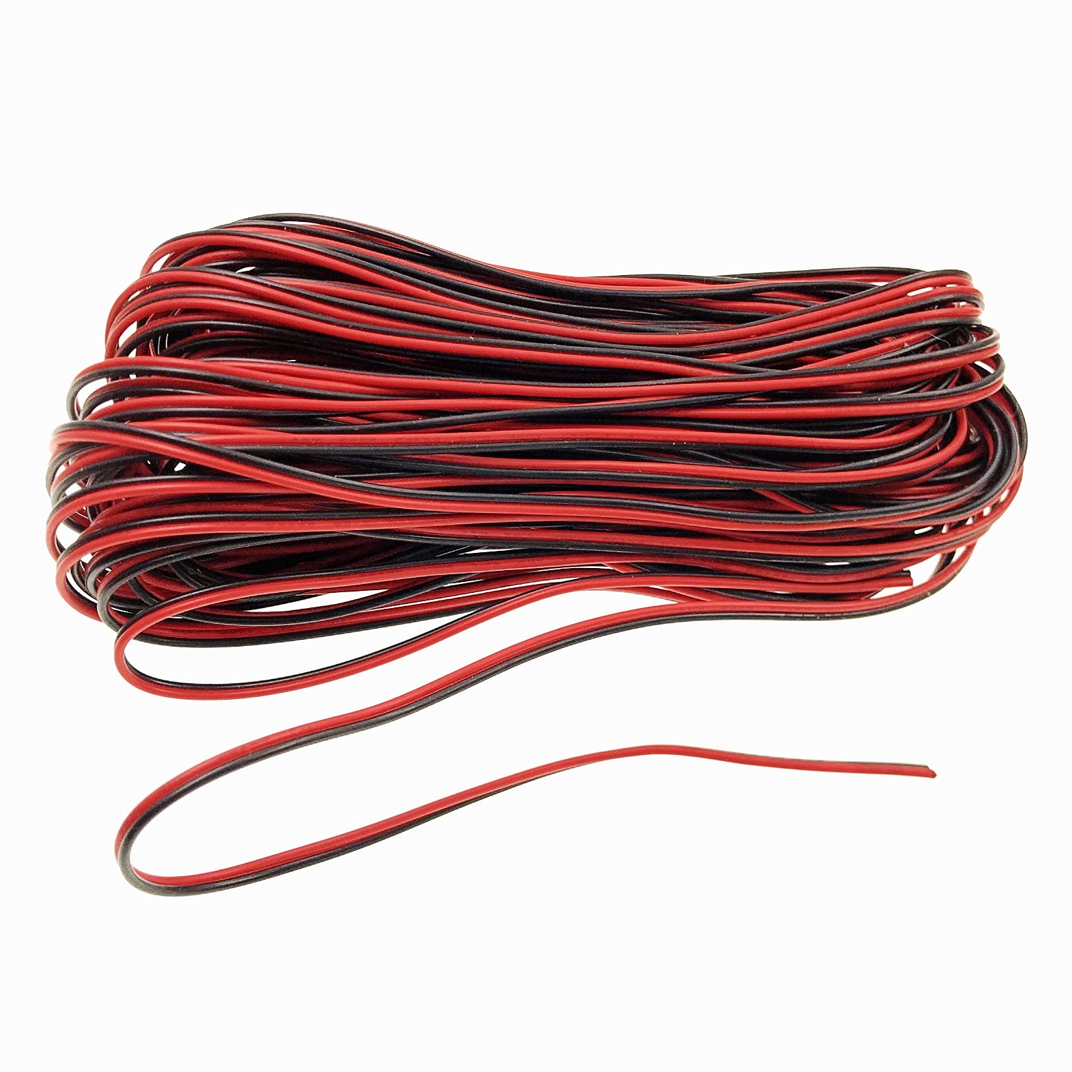 JZK 20 Meters electric wire 22 gauge 22 AWG LED strip light extension cable, 2 pin LED light strip extension wire cord for SMD 3528 2835 5050 5630 single colour flex LED strips