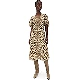 Sea Women's Claude Print Puff Sleeve Midi Dress