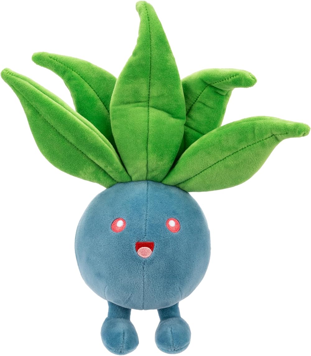 Pokémon Oddish Plush 8-Inch Official Jazwares Plush Toy