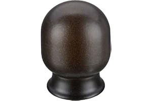 Aspen Creative 24032-31, Egg Shaped Lamp Shade, Steel in Oil Rubbed Bronze Finish, 1-7/8" Height (1 Pack) Finial