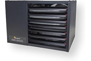 Mr. Heater F260560 Big Maxx MHU80NG Natural Gas Unit Heater, 80,000 BTU, Black