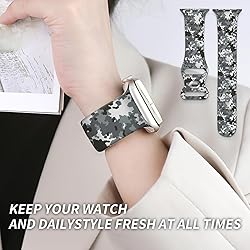 Soft Silicone Pattern Printed Bands Compatible with