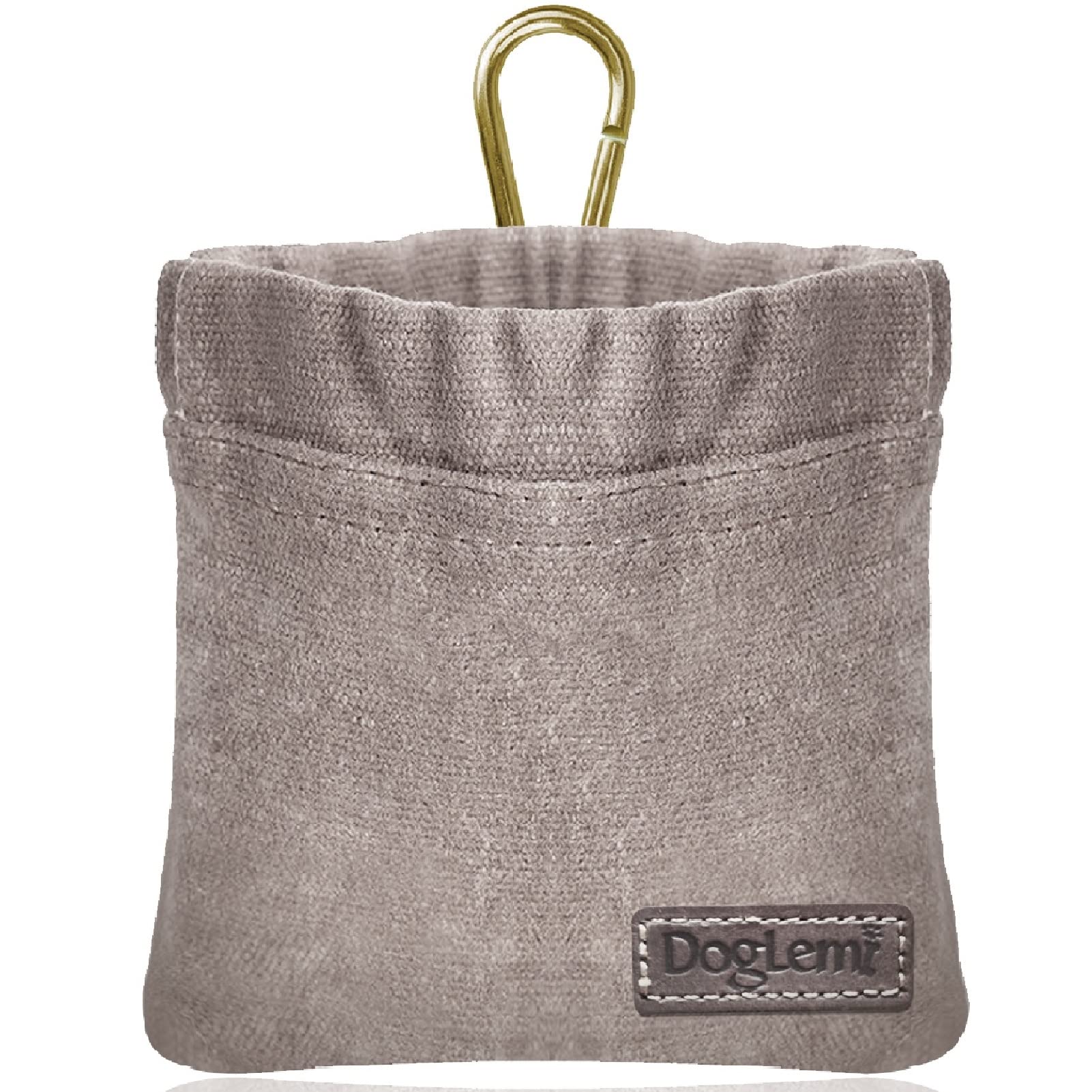 Small Dog Treat Pouch Bag, Hand-Free Dog Treat Bags with Closure, Little Dog Training Treats bag with Carabiner Waterproof Dog Snack Pouch Puppy Dog Walking Bag for Dog Training, Daily Use