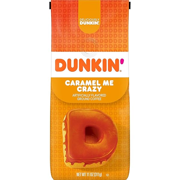 DUNKIN’ CARAMEL ME CRAZY FLAVORED GROUND COFFEE, 11...