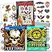 Savvi Classic Tattoos Party Pack (3 Full-Sized Bags ~ 150 Tattoos) American Traditional Rocker Temporary Tattoos for Men and Women