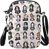 WUSUANED Anime Inspired Crossbody Bag Villain Character Fan Gift Animation Lover Shoulder Bag