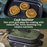 Cuisinart Cook In 5 in 1 Multi Cooker Grill Sear Steam Simmer Slow Grey view 4