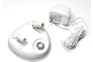 MAXSA INNOVATIONS Maxsa 37313 Park Right Dual Laser Parking Guide for Garage with Adjustable 360-Degree Lasers, Motion Activated, AC Adapter and Battery Backup, Universal Car and SUV Parking Guide, White