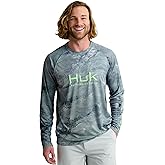 HUK Mens Pursuit Vented Long Sleeve Shirt|+30 UPF Fishing Shirt