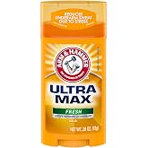 Arm &amp; Hammer Deodorant 2.6 Ounce Solid Ultra Max Fresh (Wide) (76ml) (6 Pack)