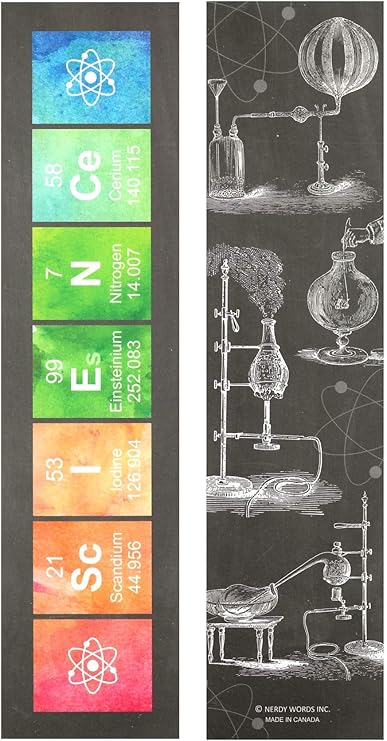 Chemistry Science Periodic Table Paper Bookmarks