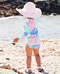 RuffleButts Baby Girls UPF 50+ Sun Protection