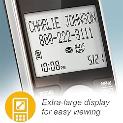 AT&T CL83507 DECT 6.0 5-Handset Cordless Phone for