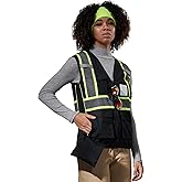 AYKRM 11 color Ladies High Vis Reflective Safety Vest for Women