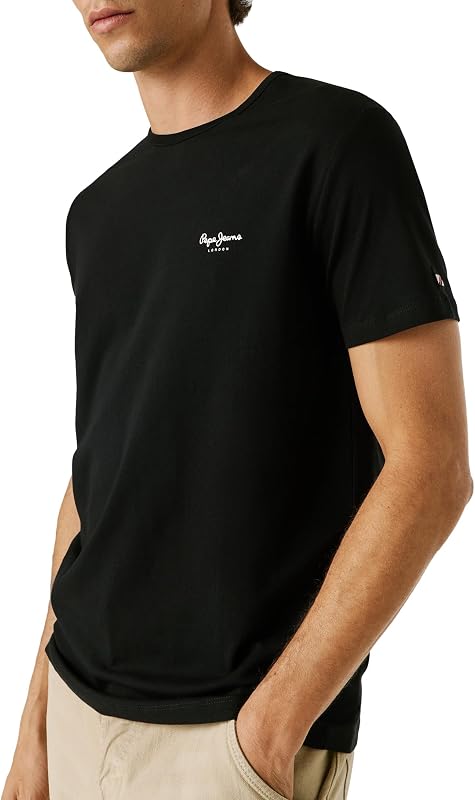 Herren Original Basic 3 N T-Shirt, Schwarz (Black), M