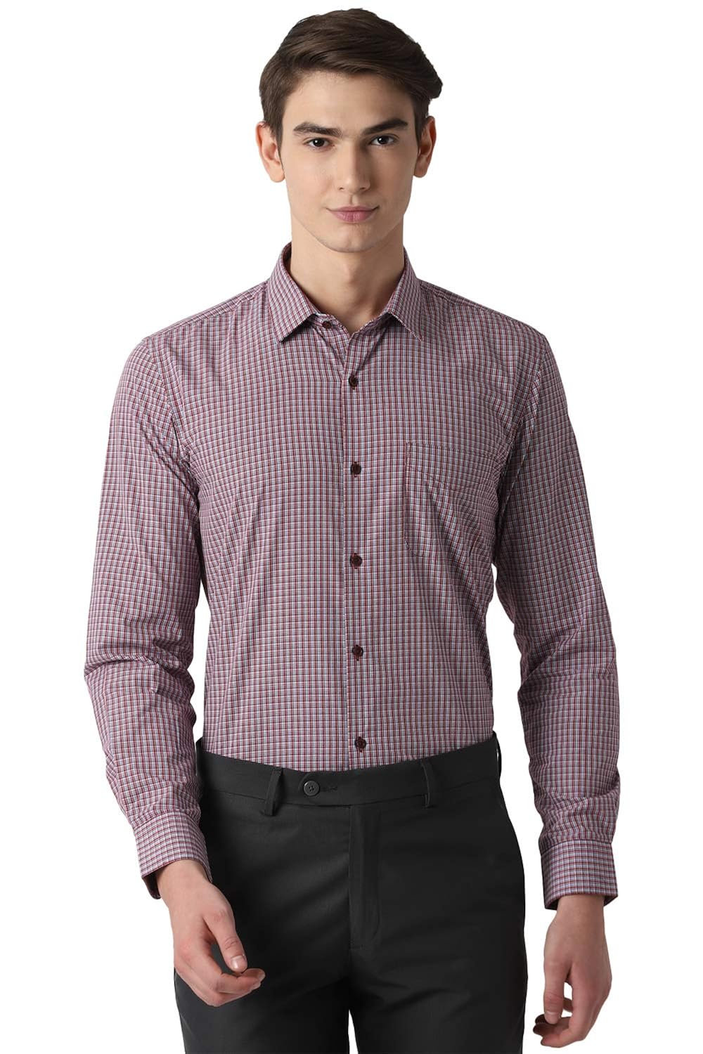 Buy Peter England Men's Slim Fit Formal Shirt at Amazon.in