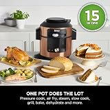 Ninja Foodi MAX 14-in-1 SmartLid 7.5L Electric Pressure Cooker Air Fryer Copper view 4