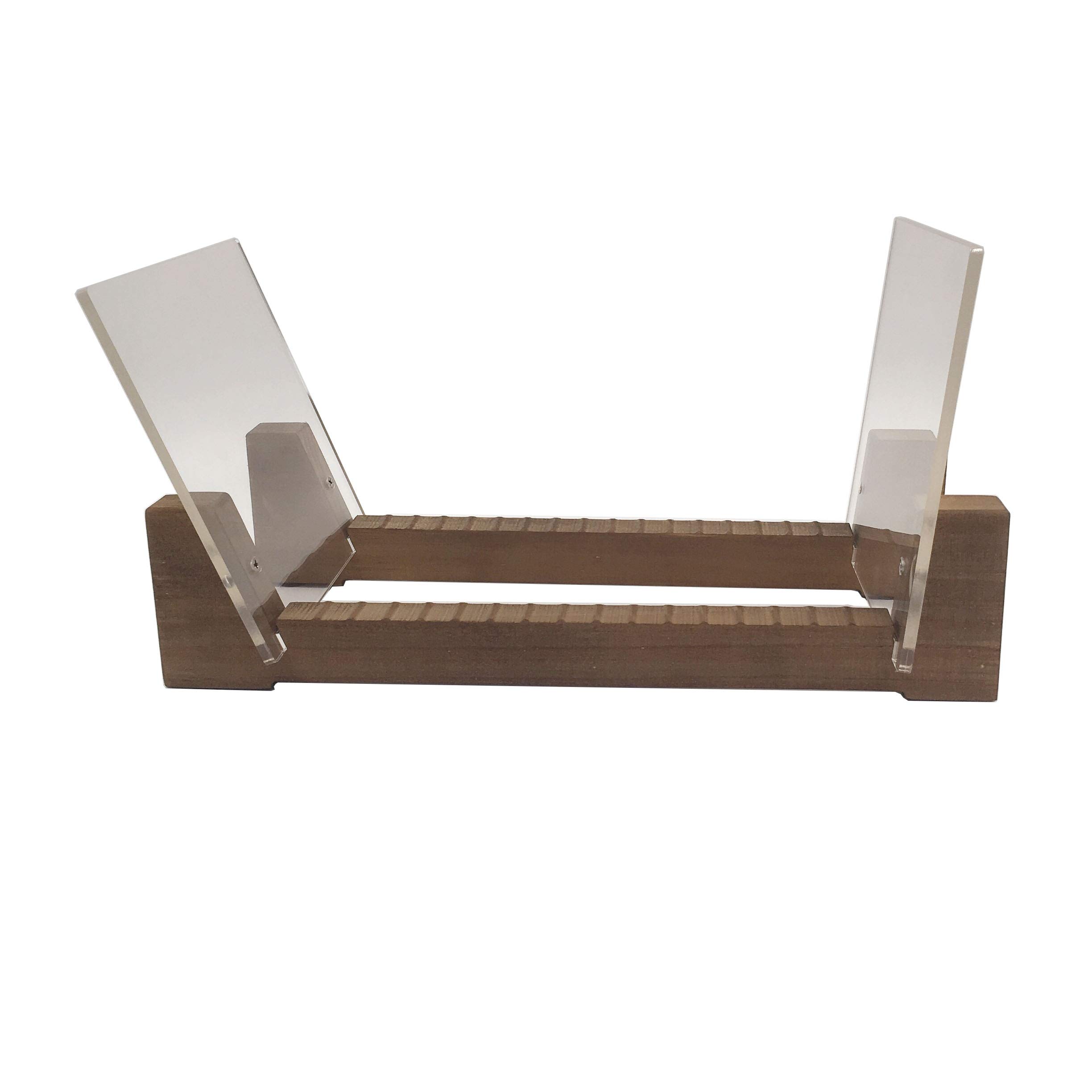 Buy Yonor Vinyl Record Storage Holder Desktop Wooden Album Display