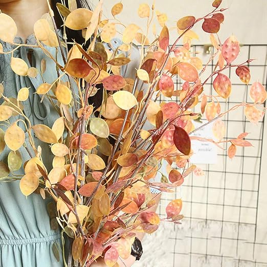 Pittospwer 1 Unid Artificial Hoja Ramita Rama Jardin Boda Fiesta