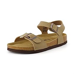 CUSHIONAIRE Lauri Cork Footbed Sandals for Women