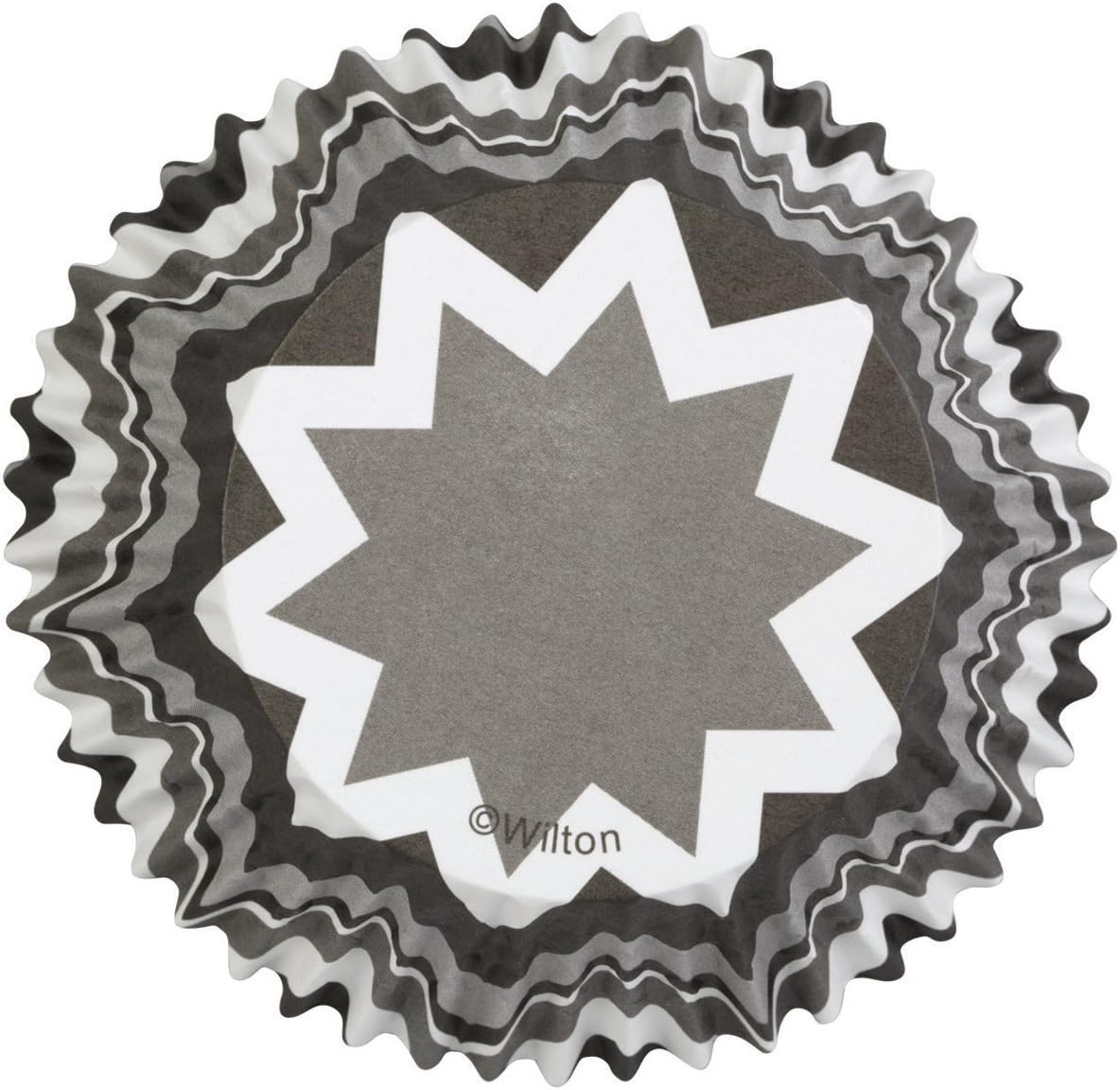 Standard Clearcup Baking Cups-Chevron Neutral 36/Pkg