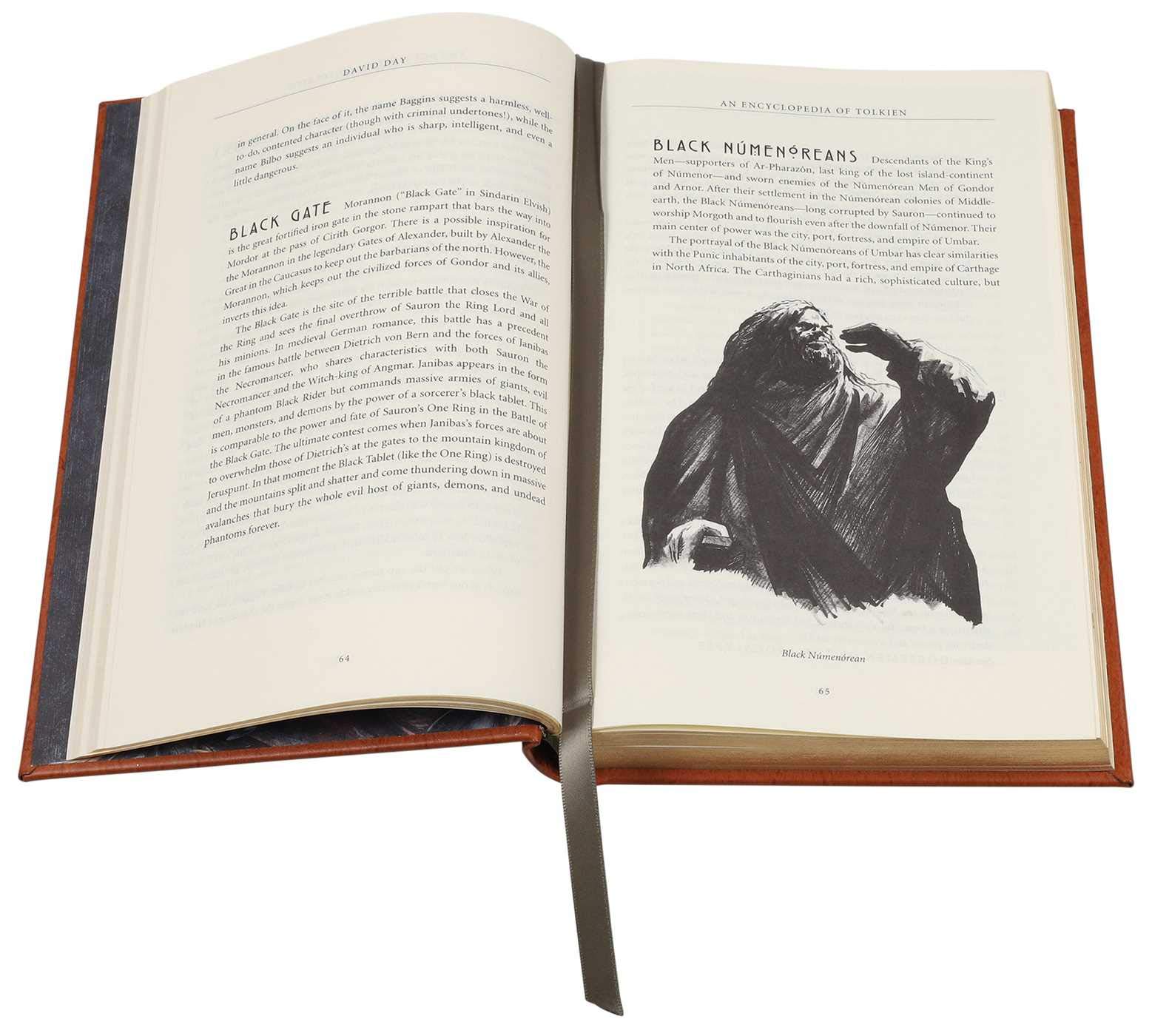 An Encyclopedia of Tolkien: The History and Mythology That Inspired Tolkien's World (Leather-bound Classics)