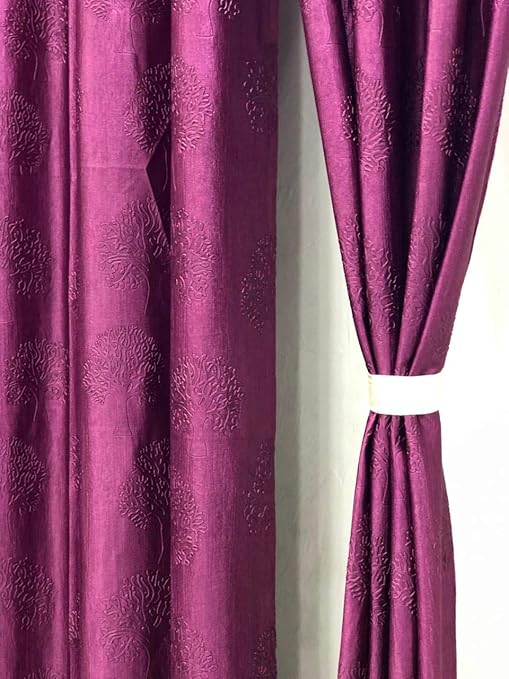 Buy Sc S Fabulous Home Fabric Punching Heavy Curtain Set Of 2 Pc