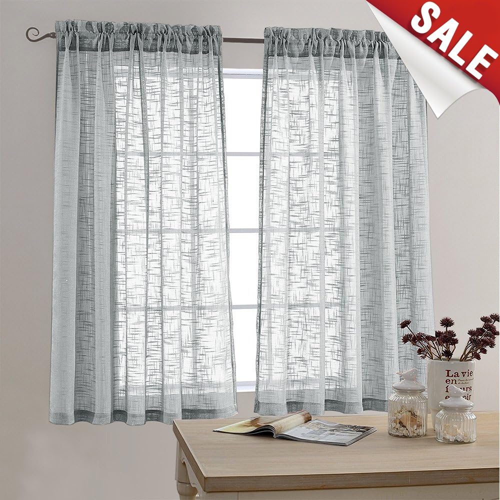Best living room curtains 2 panel sets shear