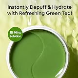 mCaffeine Green Tea Hydrogel Under Eye Patches Dark Circles Puffy Eyes Peptides view 3