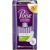 Poise Fresh Protection Female Incontinent Pad Regular Length 7.5" 19305, Light, 78 Ct