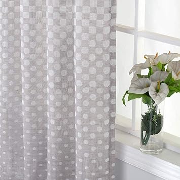 Amazon Com Everyday Celebration Burlap Semi Sheer Curtain Panels