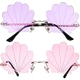 JUMBO PINK EYE FRAME GLASSES BIG Lenses Clown Nerd Funny Giant Joke Sunglasses