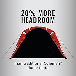 Coleman Skydome Tent with 5 Minute Setup, 2/4/6/8