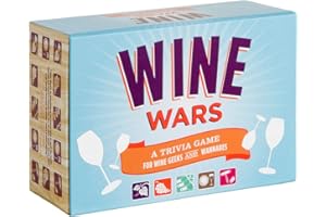 CHRONICLE BOOKS Wine Wars : A Trivia Game for Wine Geeks and Wannabes (Gifts for Winos, Wine Lover Gifts, Adult Trivia Games)