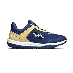 Boombah Viper Pro Men's Turf Navy/Vegas Gold - Size 9