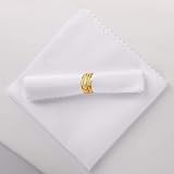 Jucoan 24 Pack White Cloth Napkins 43x43cm Washable Reusable Dinner view 3