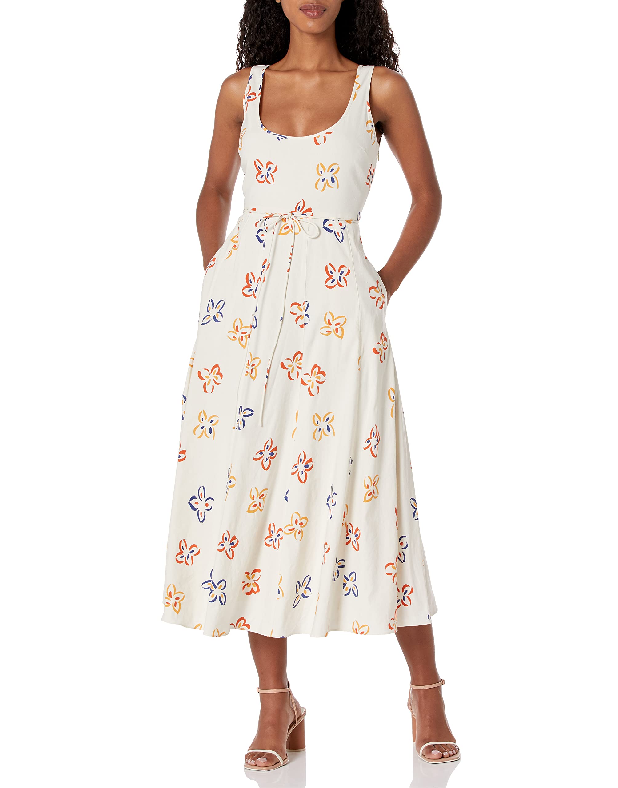 Photo 1 of Rebecca Taylor Women's Flame Fleur Dress,Flame Fleur Tapioca Combo,8