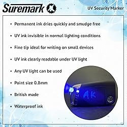 SureMark UV Security Marker Fine Tip with Keyring