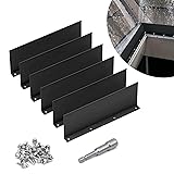 Flamorrow 6 Pack Aluminum Gutter Valley Splash