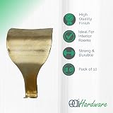 EAI Moulding Hook Dado Picture Rail Brass Plated Pack of 10 view 2